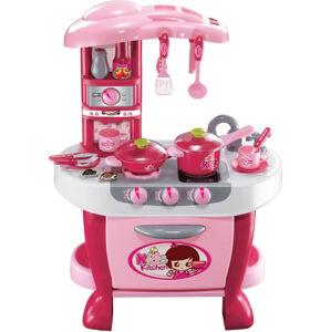 BABY MIX Velká dětská kuchyňka s dotykovým sensorem Baby Mix + příslušenství