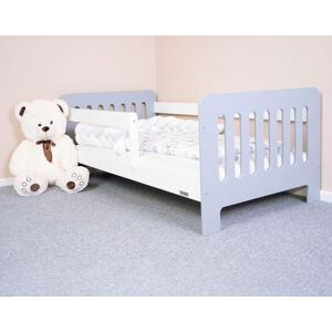NEW BABY Dětská postel se zábranou New Baby ERIK 160x80 cm bílo