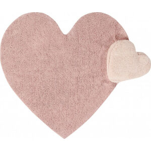 Lorena Canals Lorena Canals Bio koberec kusový, ručně tkaný Puffy Love  160x180 srdce