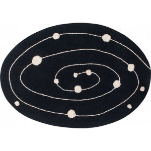 Lorena Canals Pro zvířata: Pratelný koberec Milky Way bílá, černá 140x