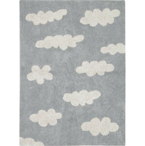 Lorena Canals Pro zvířata: Pratelný koberec Clouds bílá, šedá 120x